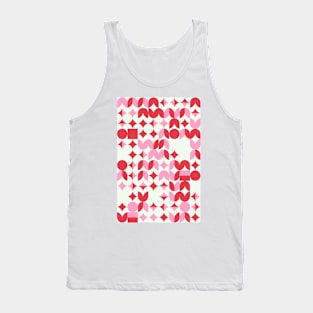 Girly Geometric Pattern - Flowers - Stars #9 Tank Top